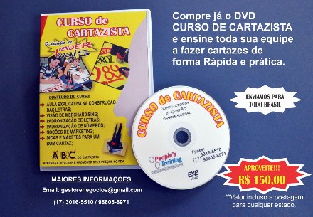 Curso de cartazista
