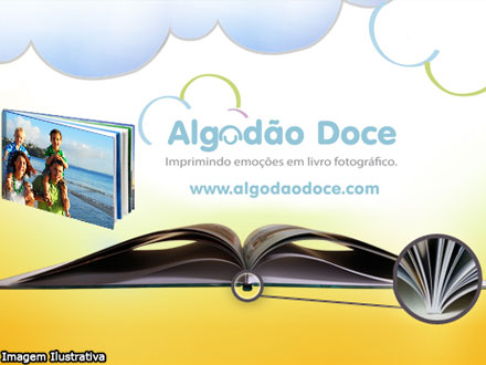 PhotoBook com 167 fotos e 48 páginas com exclusiva Película Impermeabilizadora, de 69,90 por 29,90.